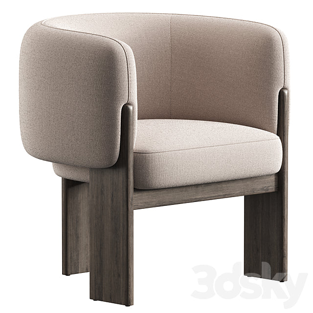 Lucca Dining Chair 3ds Max