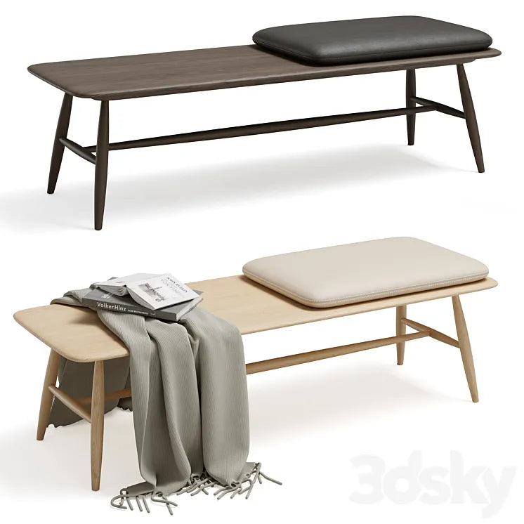Lucian Ercolani Von Bench with Pad 3DSMAX Model