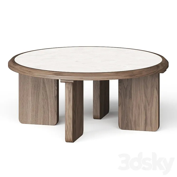 Lulu and Georgia Lindo Round Coffee Table 3DSMAX Model