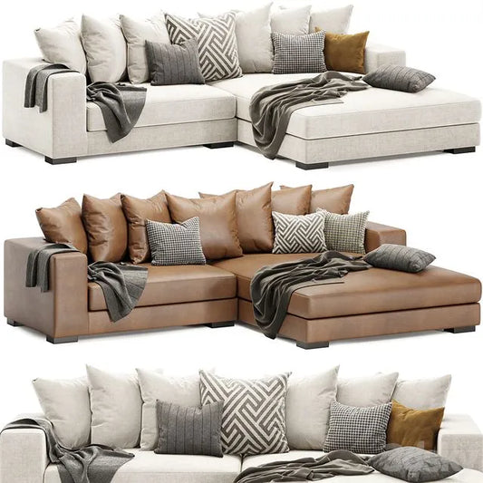 Luxe sectional sofa 3dsMax Model