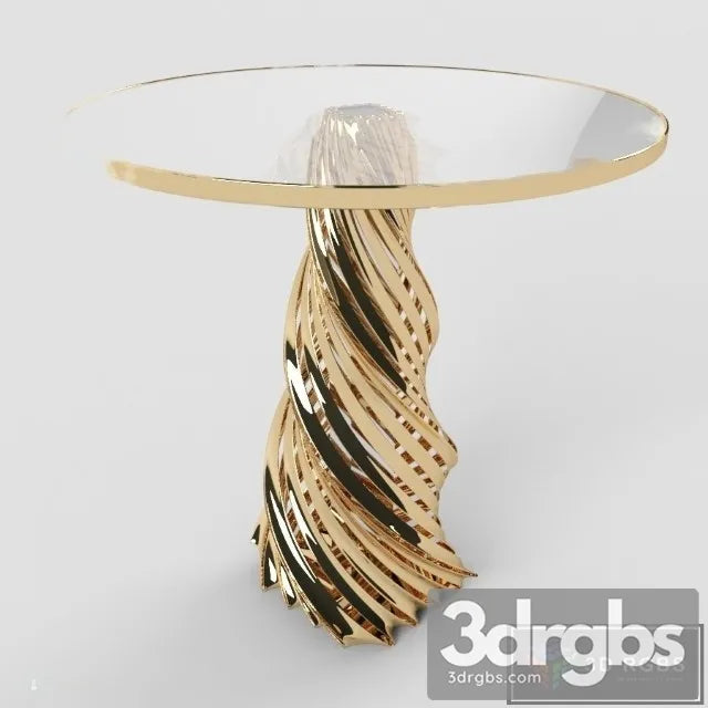 Luxury Side Table 3D Model Free