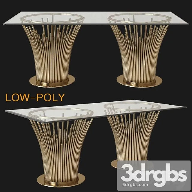 Luxury table 2 3D Model Free