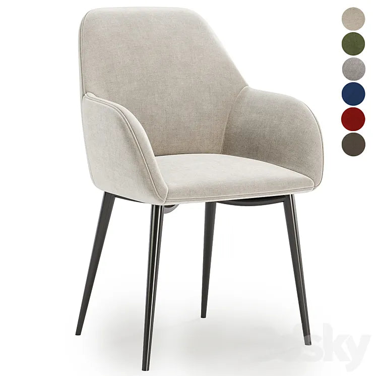 Lynton Fabric Dining Chair 3DSMAX Model