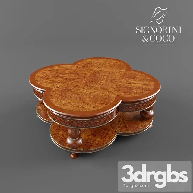 Magazine No Table Signorini Tsozzo Bellagio 1 3D Model Free