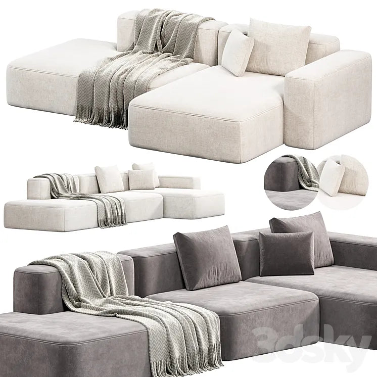 MAGS SOFT 25 SEATER Sofa by Hay sofas 3DSMAX Model