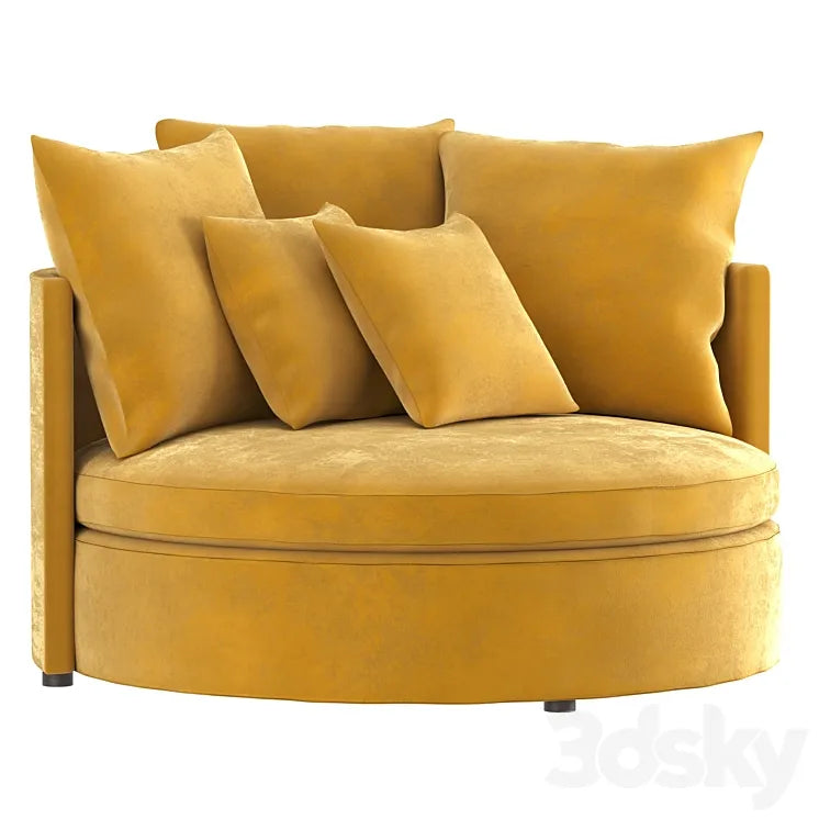 MAISONS DU MONDE Mustard yellow 3DSMAX Model