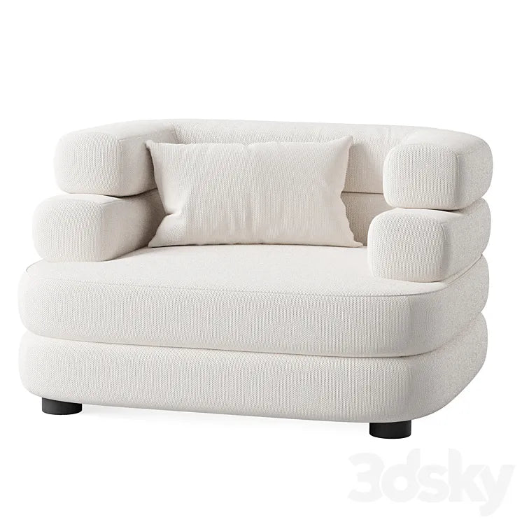 Malaga chair by eichholtz 3DSMAX Model