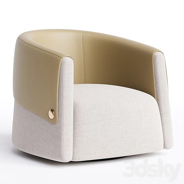 Manchetta Armchair 3DSMAX Model