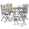 Manutti St.-Tropez Dining Chair with Firenze bistro table / Garden Furniture Set by Manutti 3DSMAX Model