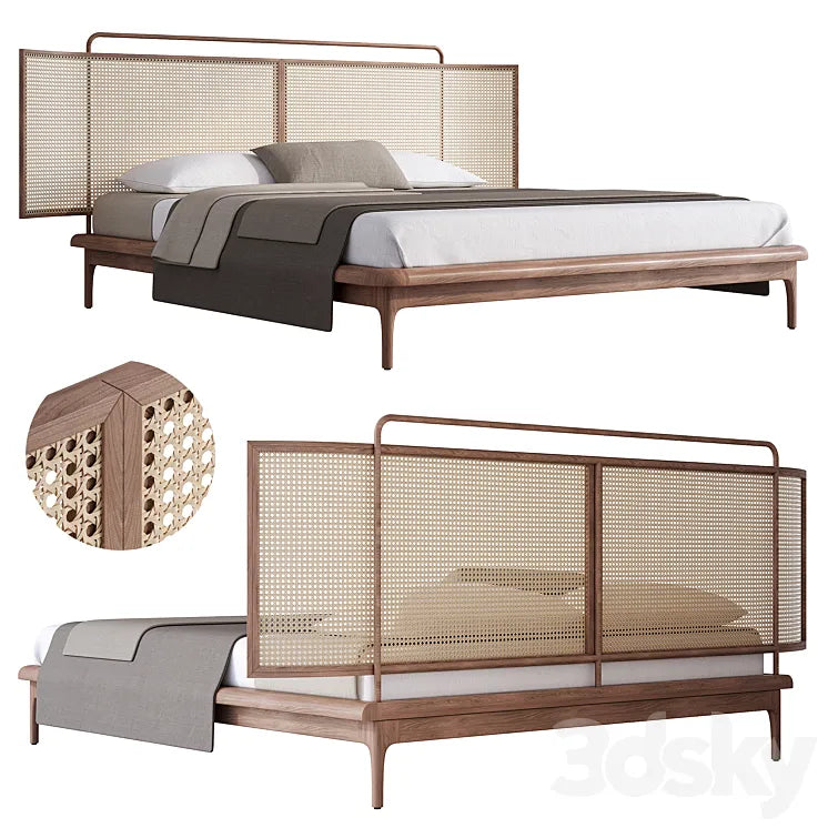 Marte Platform Bed 3DSMAX Model
