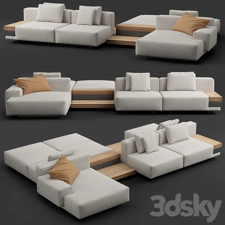 Marteen - Sofas - Molteni & C 3DSMAX Model