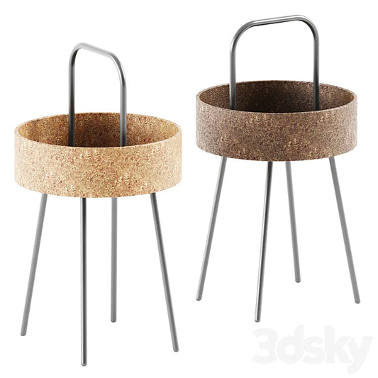 Masha Cork Side Table Halmar 3DSMAX Model