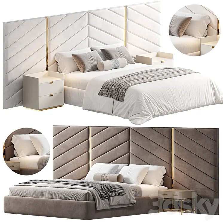 MASSIMO Bed by cazarina 3DSMAX Model