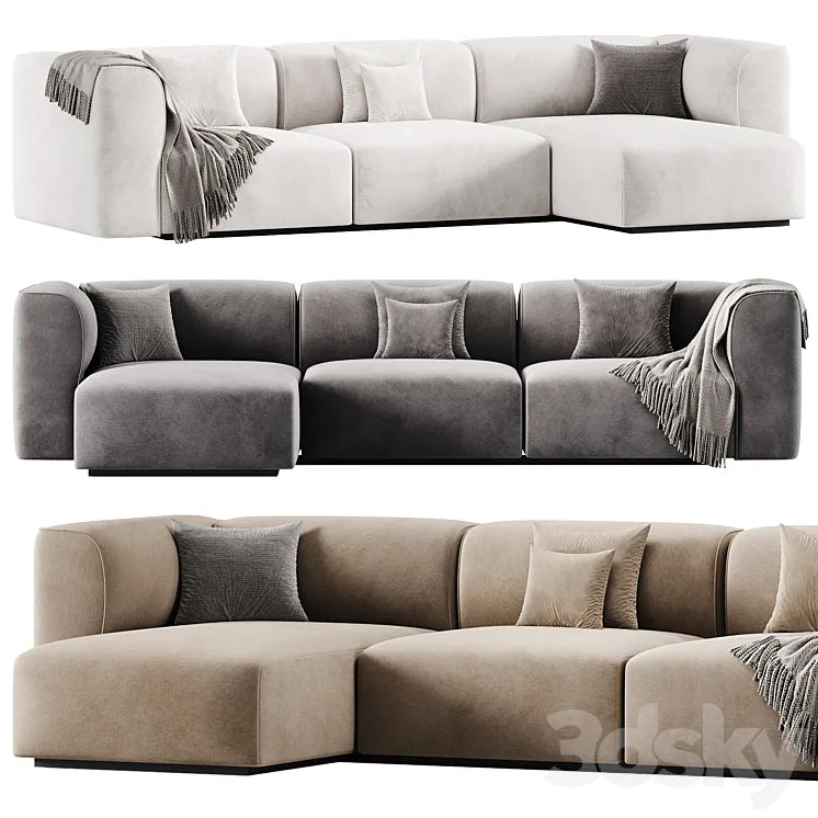 Mate Corner Sofa Bymdf Italia 3DSMAX Model