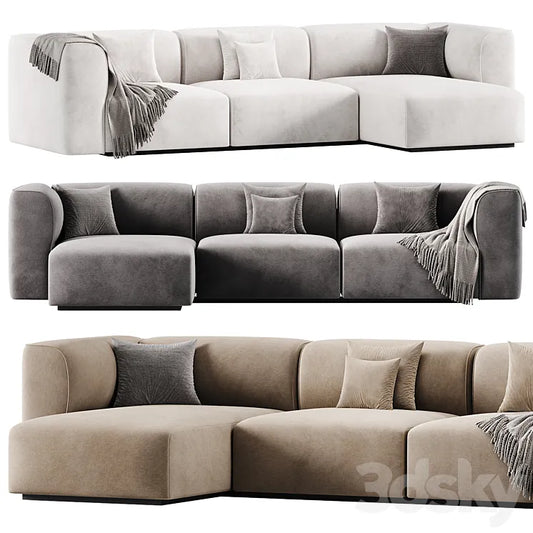 Mate Corner Sofa Bymdf Italia 3DSMAX Model