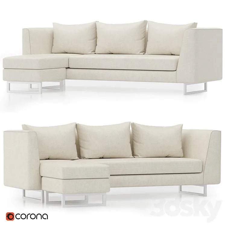 Matthew sectional sofa 3DSMAX Model