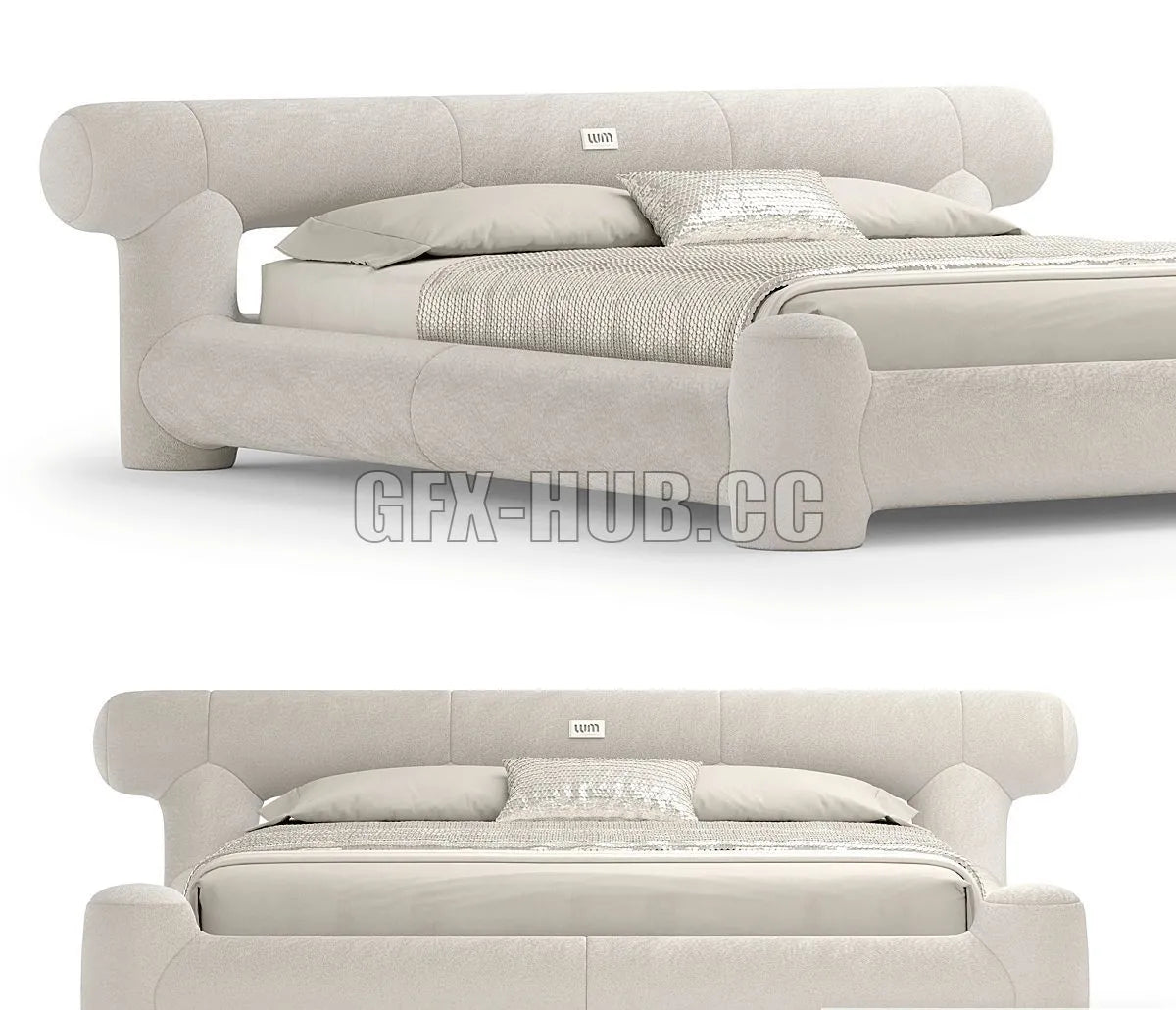 Maya Bed 3dsMax Model