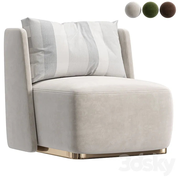 McQueen Armchair By Cazarina 3DSMAX Model