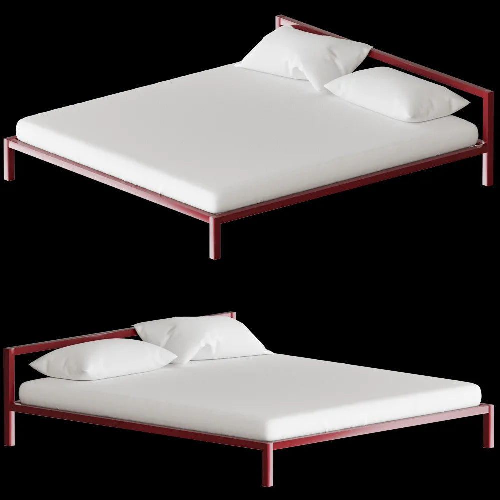 MDF Italia - Bed Aluminium 3ds Max