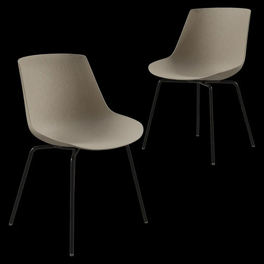 MDF Italia - Chair Flow 4 legged base 3ds Max