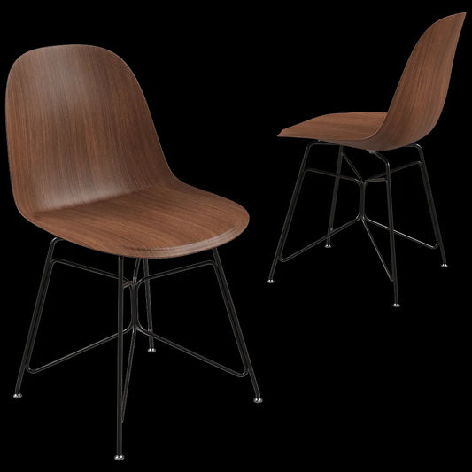 MDF Italia - Chair Press butterfly base 3ds Max