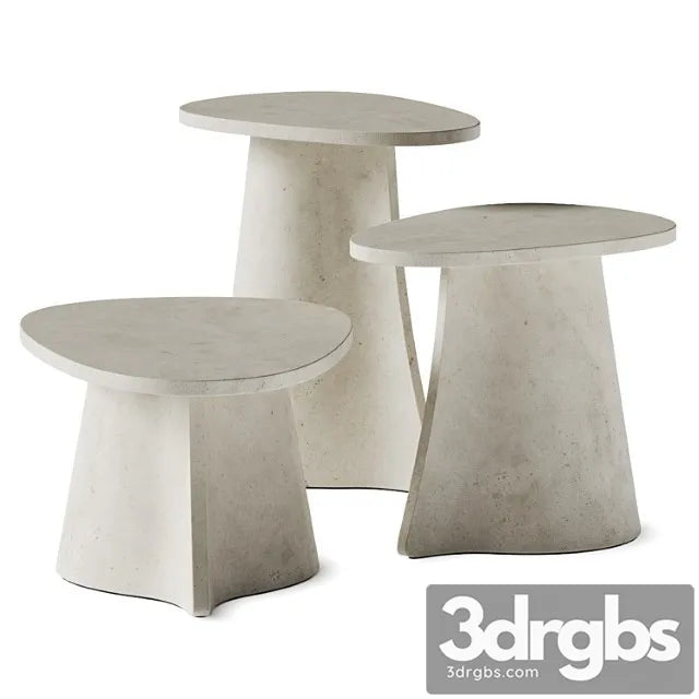 Mdf Italia Fossil Coffee Table 3D Model Free