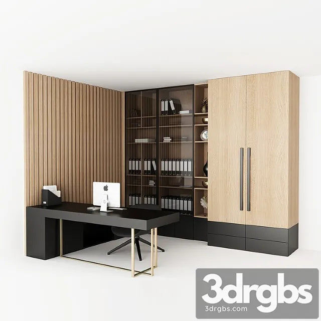Mebel Dlia Kabineta 3D Model Free