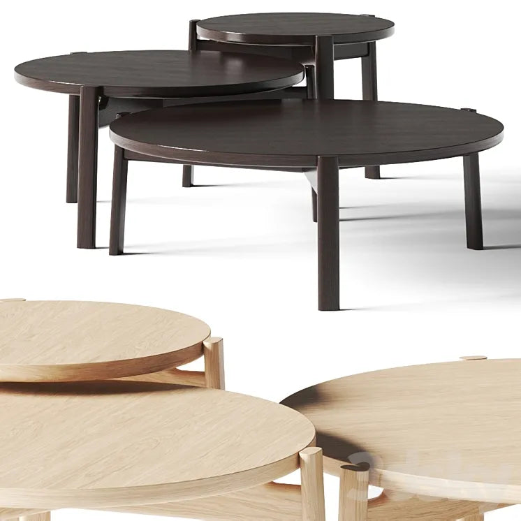 Menu Passage Lounge Coffee Tables 3DSMAX Model