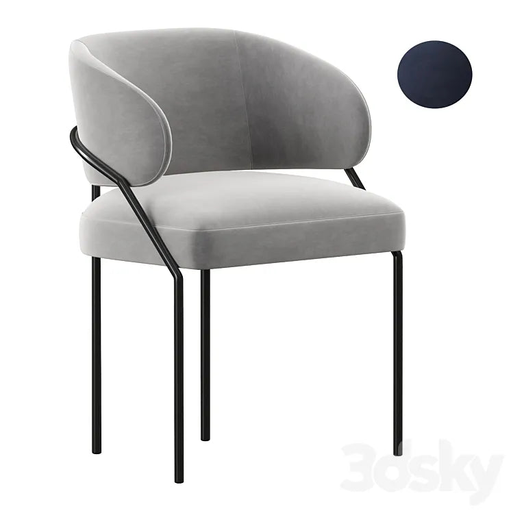 meridiani isetta dining chair 3DSMAX Model