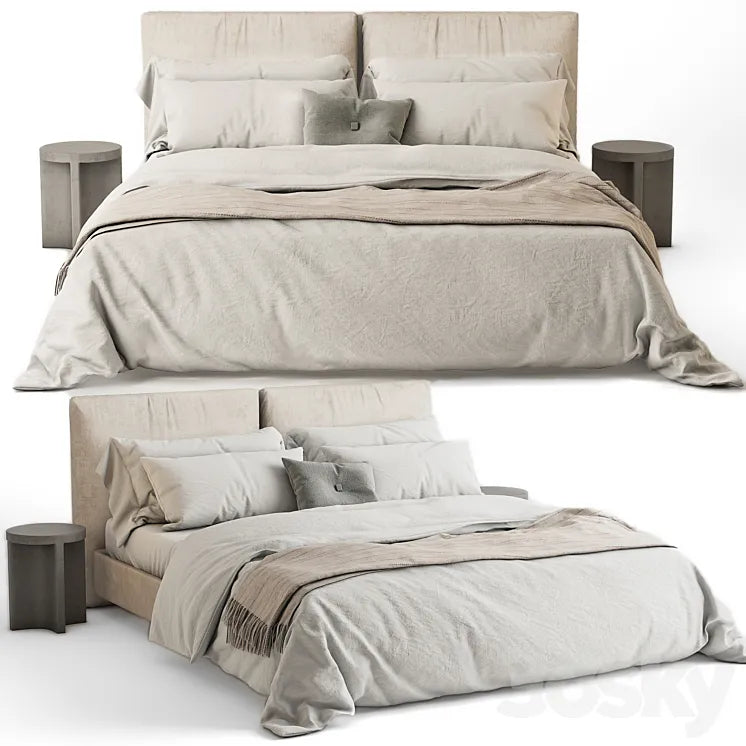 Meridiani Oliver Bed 01 3DSMAX Model