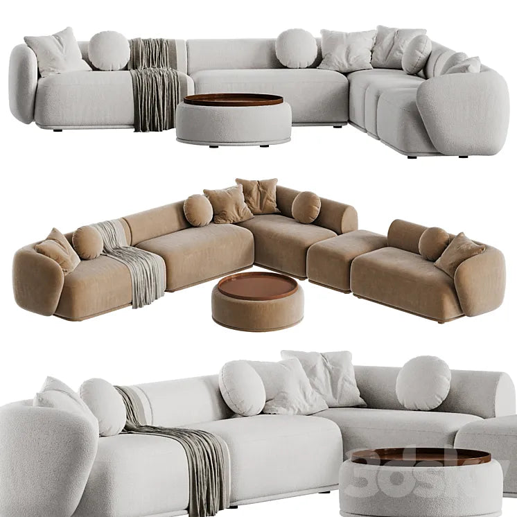 Meridiani Rene sofa set 1 3DSMAX Model