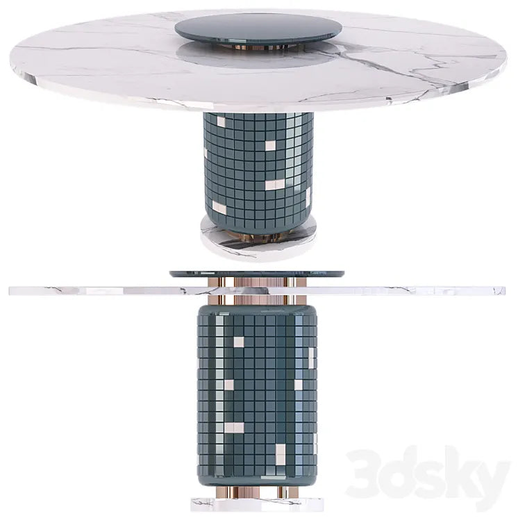 MEZZO-KIRK DINING TABLE 3DSMAX Model