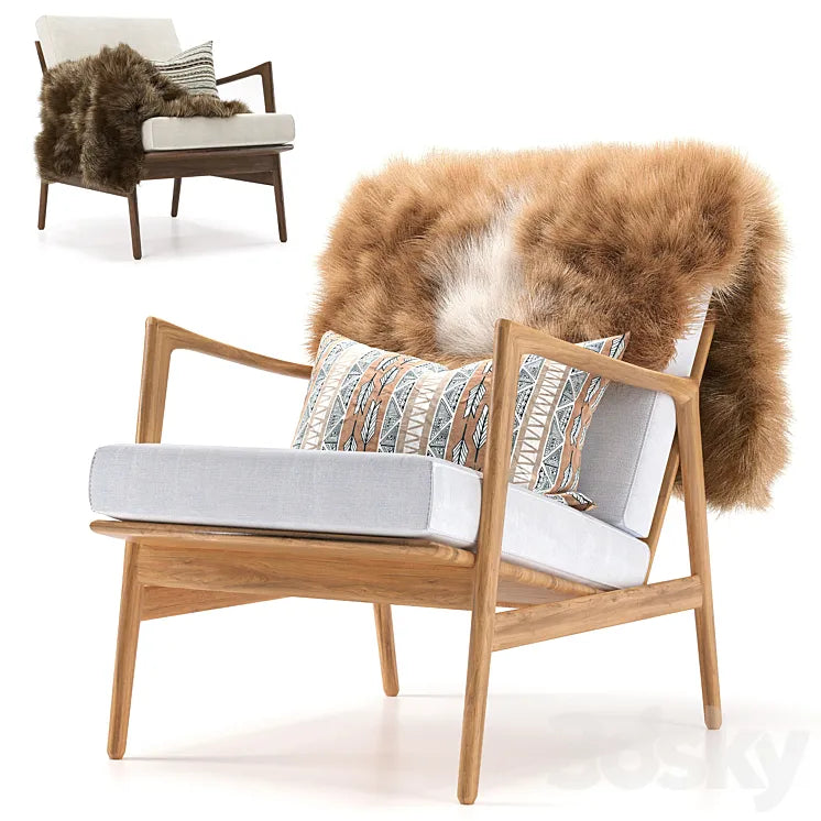 Mid Century Stefan Armchair 3DSMAX Model