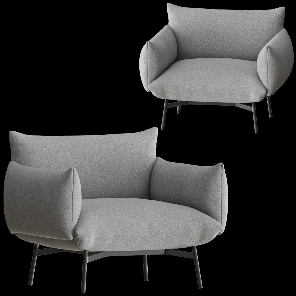 MIDJ  - Armchair Area 3ds Max