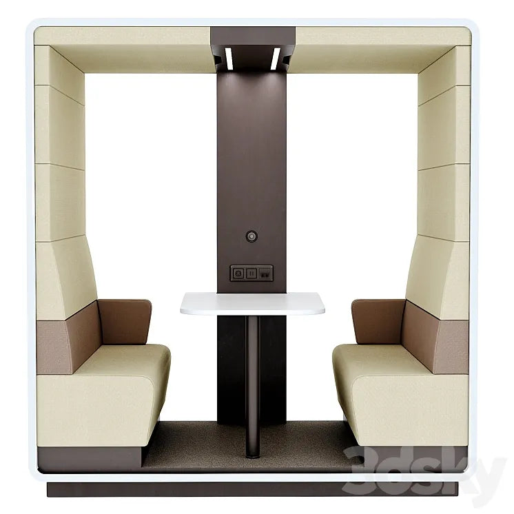 Mikomax Smart Office | HUSH MEET OPEN 3DSMAX Model
