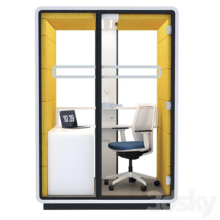 Mikomax Smart Office | HUSH WORK 3DSMAX Model