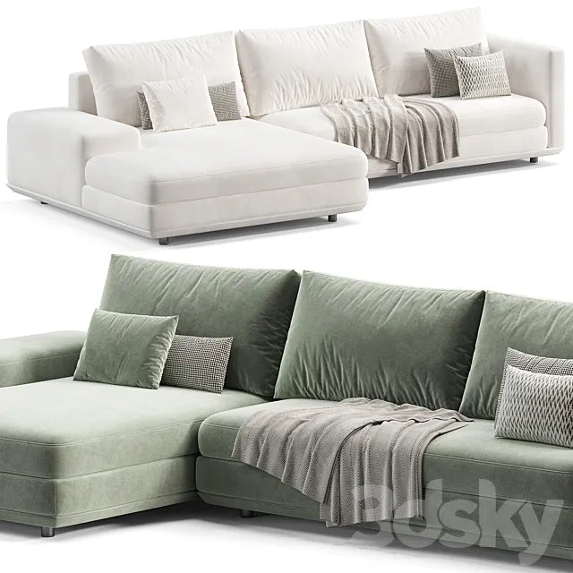 Miles Sectional Sofa 3ds Max