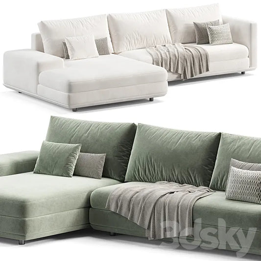 Miles Sectional Sofa 3ds Max