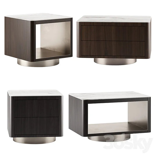 MILTON | Bedside tables By Minotti 3DSMAX Model