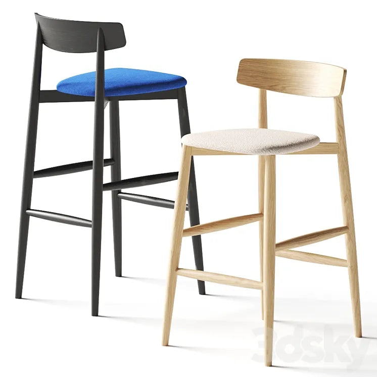 Miniforms Claretta Bar Stool 3DSMAX Model