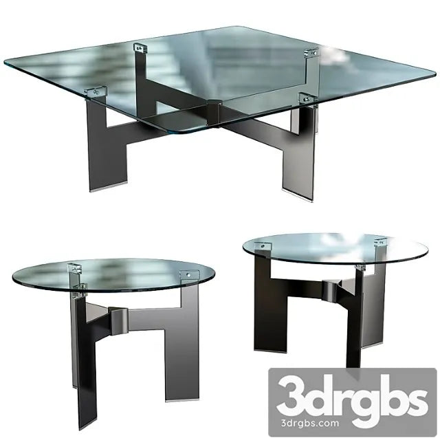 Minotti coffee table №27 2 3D Model Free