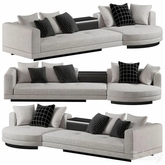 Minotti Connery Sofa (with pillows) 3dsMax Model