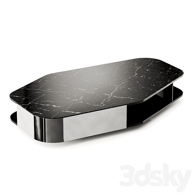 Minotti Diagramma Marble Coffee Table 3ds Max