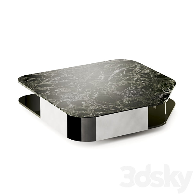 Minotti Diagramma Marble Coffee Table 3ds Max
