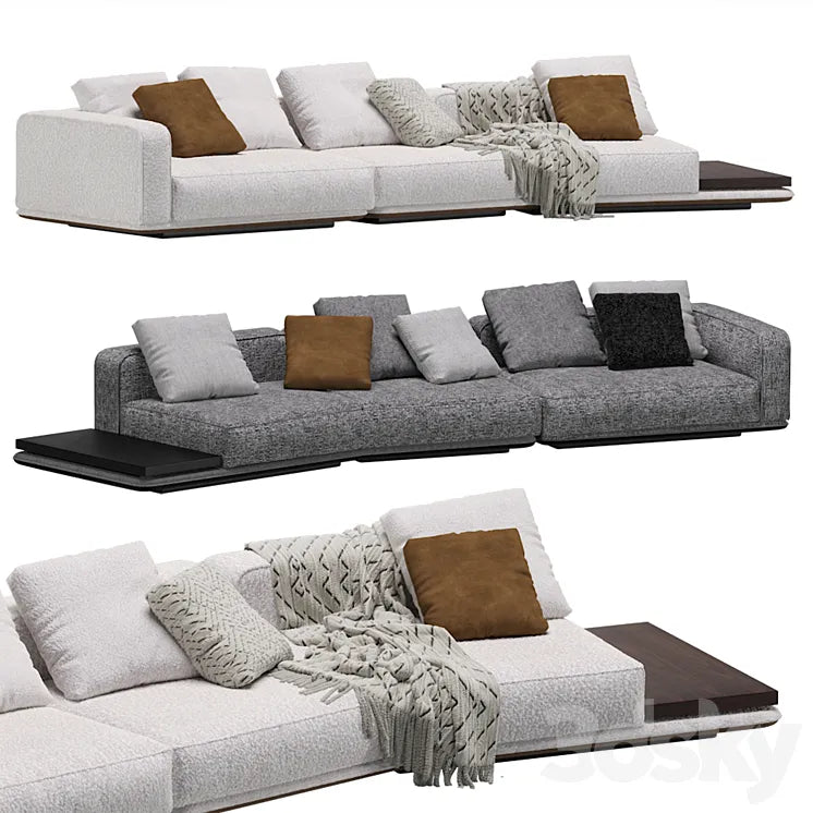 Minotti Horizonte Modular Sofa 08 3DSMAX Model
