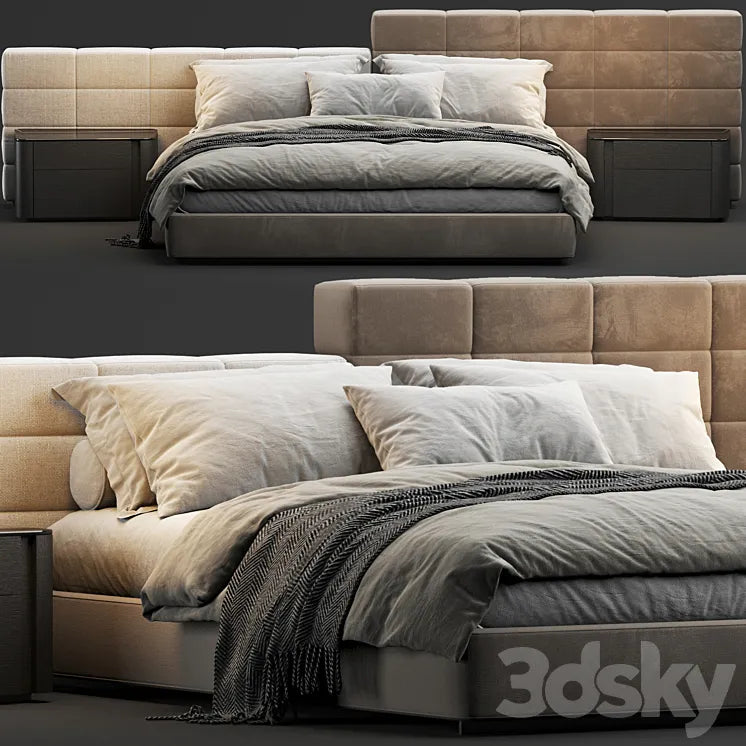 Minotti lawrence bed 3DSMAX Model