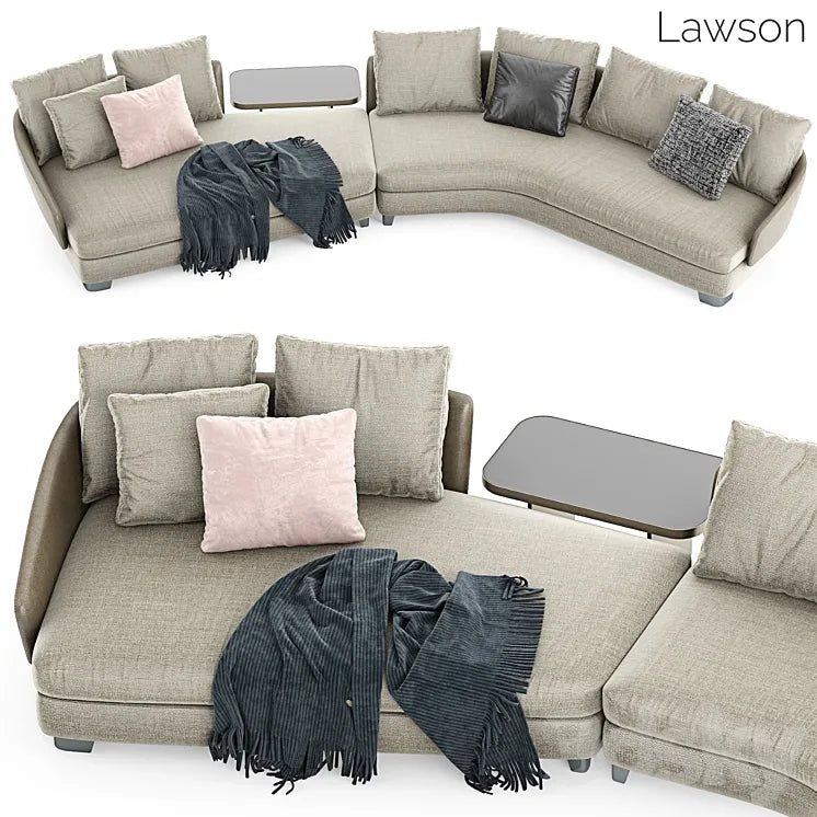 Minotti Lawson Sofa 2 3DSMAX Model