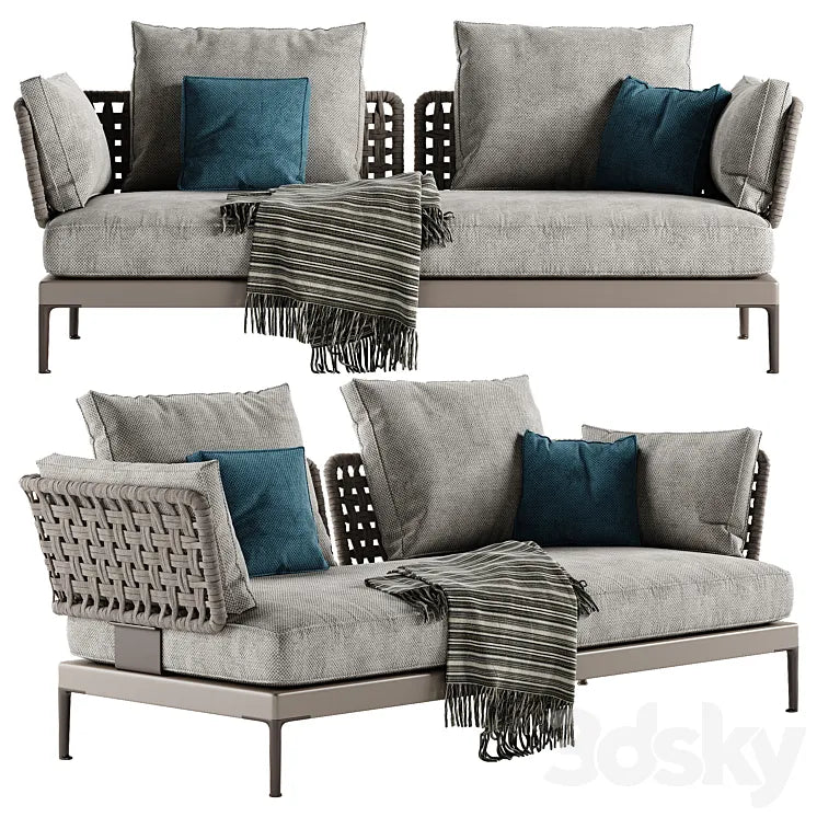 Minotti Patio sofa 3DSMAX Model