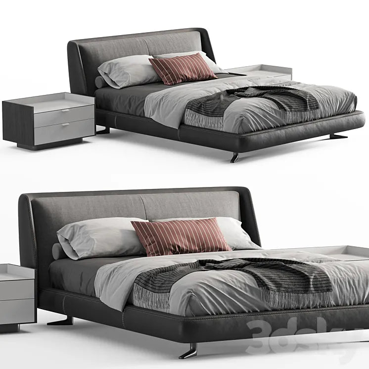 Minotti spencer bed_2 3DSMAX Model