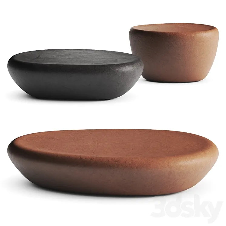 Minotti Stony Coffee Tables 3DSMAX Model